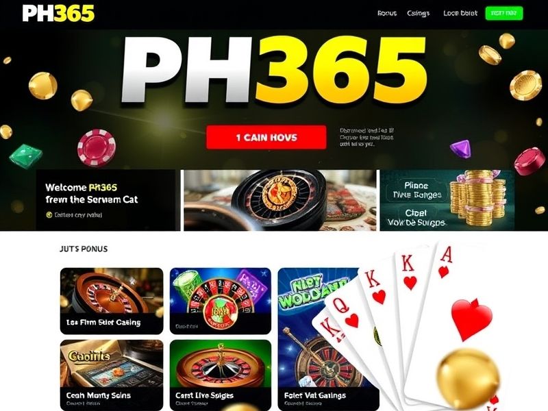 Welcome to PH365 com, your premier destination for online gambling. Explore top-rated casino games, live sports betting, exclusive promotions, and expert guides to elevate your gaming experience.