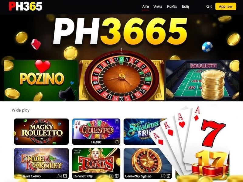 Welcome to PH365 com, your premier destination for online gambling. Explore top-rated casino games, live sports betting, exclusive promotions, and expert guides to elevate your gaming experience.